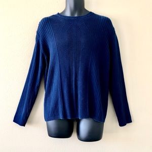 CLAIBORNE⚡️Navy Blue Crew Neck Men’s Sweater_S